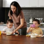 alimentação das crianças